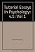 Tutorial Essays in Psychology: v.1: Vol 1