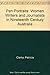 Pen Portraits: Women Writers and Journalists in Nineteenth Century Australia