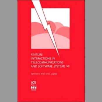 Feature Interactions in Telecommunications and Software Systems VII