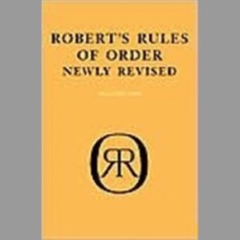 Robert's Rules of Order