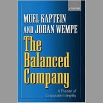 The Balanced Company: A Theory of Corporate Integrity