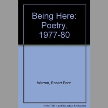 Being Here: Poetry, 1977-80