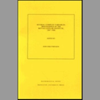 Several Complex Variables: Proceedings of the Mittag-Leffler Institute, 1987-1988. (MN-38) (Mathematical Notes)