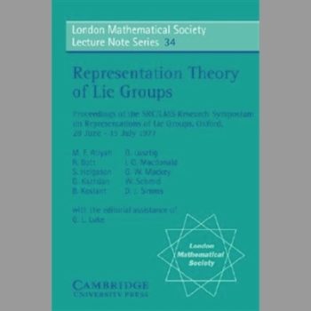 LMS: 34 Representatn Thry Lie Group (London Mathematical Society Lecture Note Series)