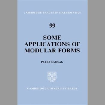 Some Applications of Modular Forms (Cambridge Tracts in Mathematics)