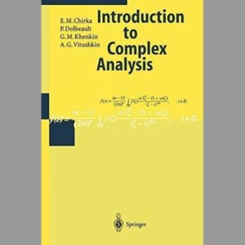 Several Complex Variables: Introduction to Complex Analysis v. 1 (Encyclopaedia of Mathematical Sciences)