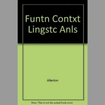 Function and Context in Linguistic Analysis