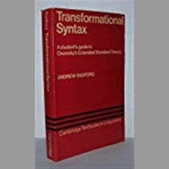 Transformational Syntax (Cambridge Textbooks in Linguistics)