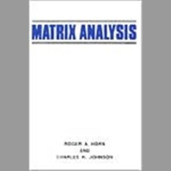 Matrix Analysis