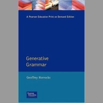 Generative Grammar (Longman Linguistics Library)