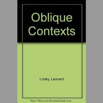 Oblique Contexts