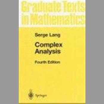 Complex Analysis (Graduate Texts in Mathematics)