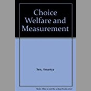 Choice, Welfare and Measurement