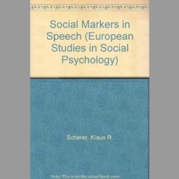 Social Markers in Speech