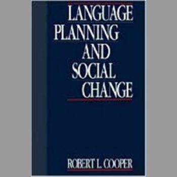 Language Planning and Social Change