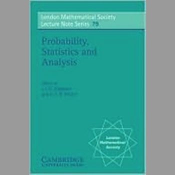 LMS: 79 Probability, Stats & Analys (London Mathematical Society Lecture Note Series)