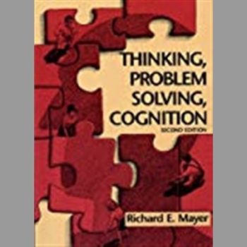 Thinking, Problem Solving, Cognition (Series of Books in Psychology)