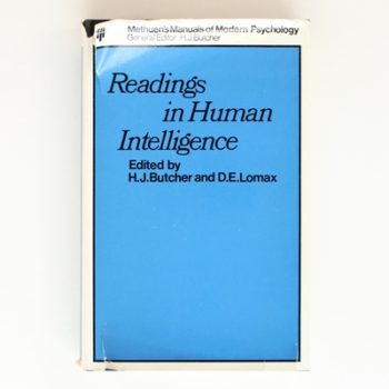 Readings in Human Intelligence (Manual of Modern Psychology S.)