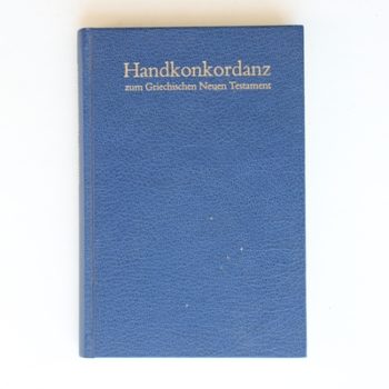 Schmoller Handkonkordanz. Griech. Testament