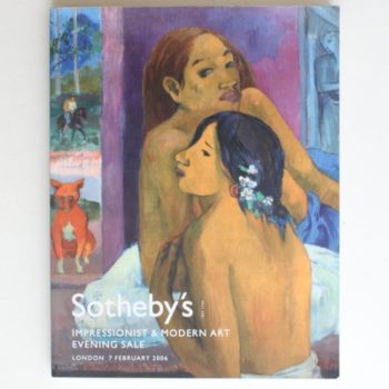 Sotheby's: Impressionist and Modern Art Evening Sale