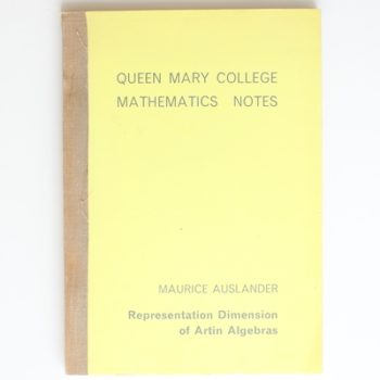 Queen Mary College Mathematics Notes: Representation Dimension of Artin Algerbras