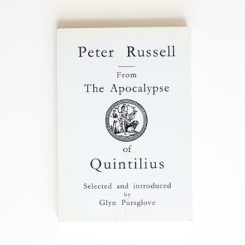 From the Apocalypse of Quintilius: 77:3:1 (Salzburg studies: Poetic drama & poetic theory)