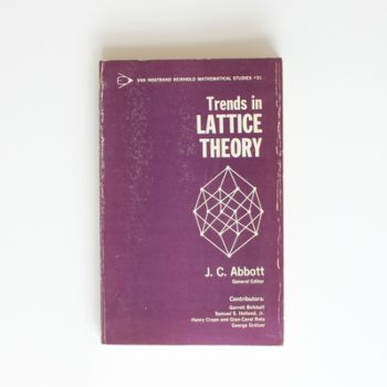 Trends in Lattice Theory