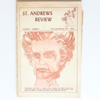 st Andrews review Volume 2, No. 1 fall and winter 1972-72