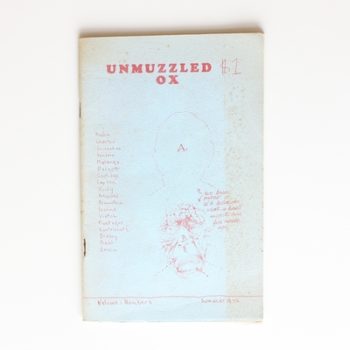 Unmuzzled Ox Volume 1, No. 3 Summer 1972