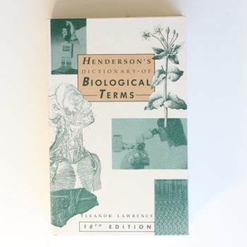 Henderson's Dictionary of Biological Terms