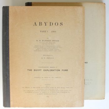 Abydos Parts I and II 1902 and 1903