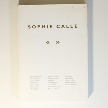 Sophie Calle: The Reader