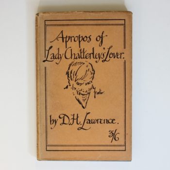 Apropos of Lady Chatterley's Lover