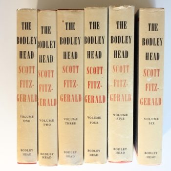 The Bodley Head Scott Fitzgerald Volumes 1 - 6