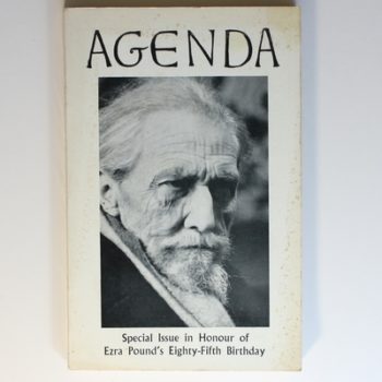 Agenda: Special Issue in Honour of Ezra Pound's Eighty-Fifth Birthday