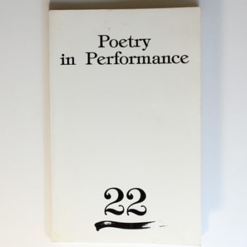 Poetry in Performance 22 : Annual Spring Poetry Festival