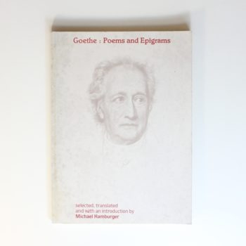 Goethe: Poems and Epigrams