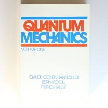 Quantum Mechanics, Volume 1