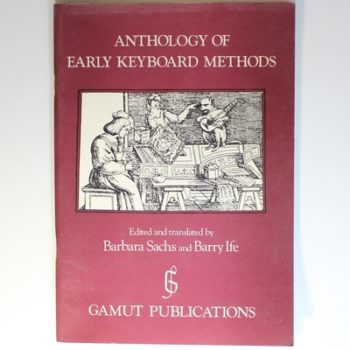 Anthology of early keyboard methods